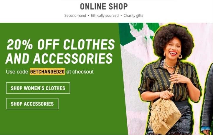 Oxfam's online shop