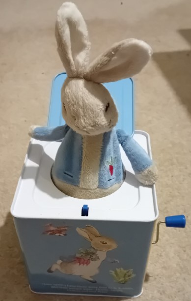 Peter Rabbit jack in the box