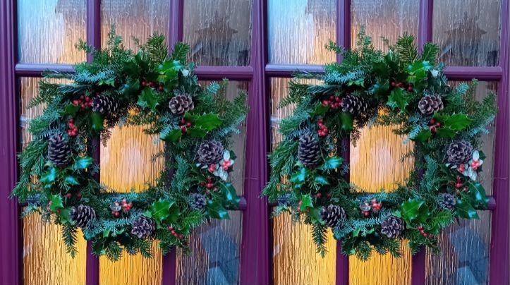 Little Green Change Christmas wreaths