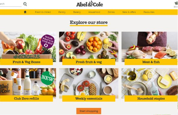 Abel & Cole website image