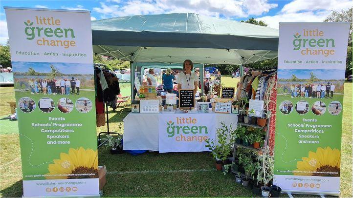 Little Green Change at Uplyme Fete, June 2024