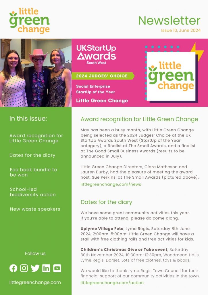 Little Green Change, June 2024 newsletter