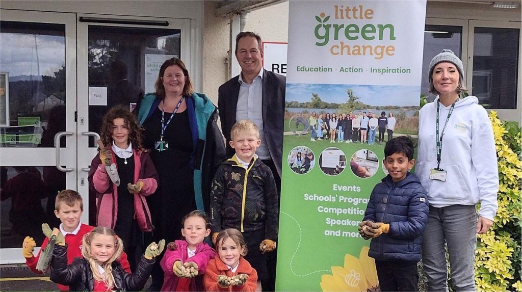 Axminster Community Primary Academy bulb planting 27th Sept 2024