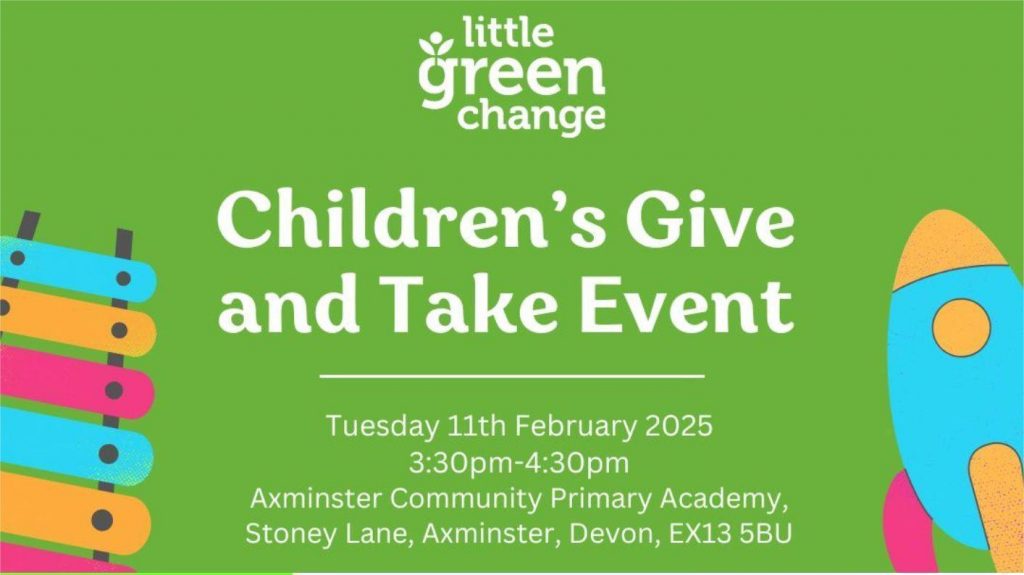 Give and Take event poster, 11th Feb 2025