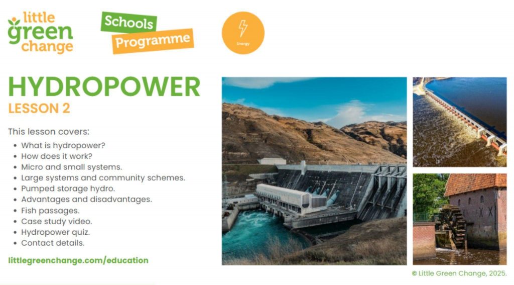 Hydropower lesson
