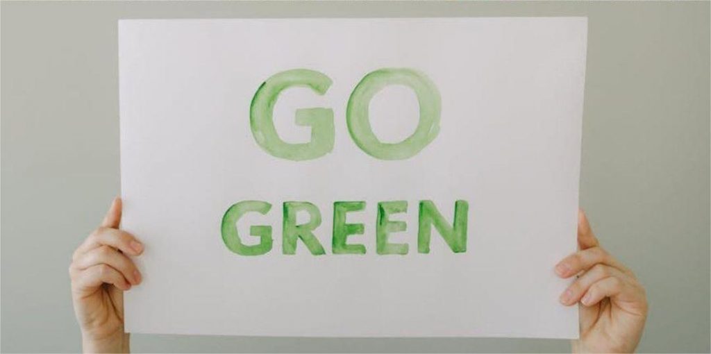 Go Green sign