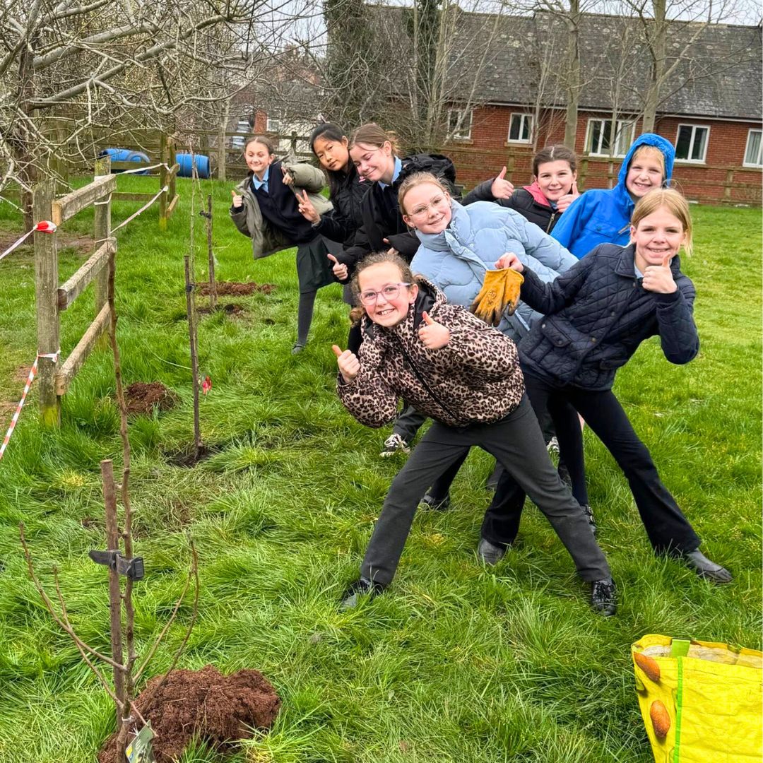 Little Green Change fruit tree planting at St Michael's CE Primary Academy in Exeter, 2026