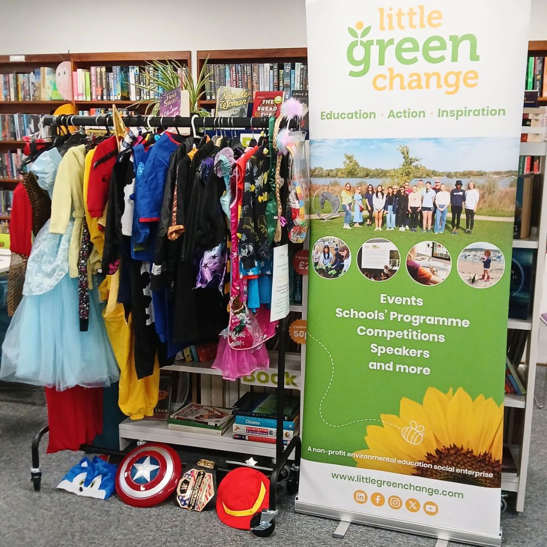 We Love Pre-loved World Book Day rail, 2026